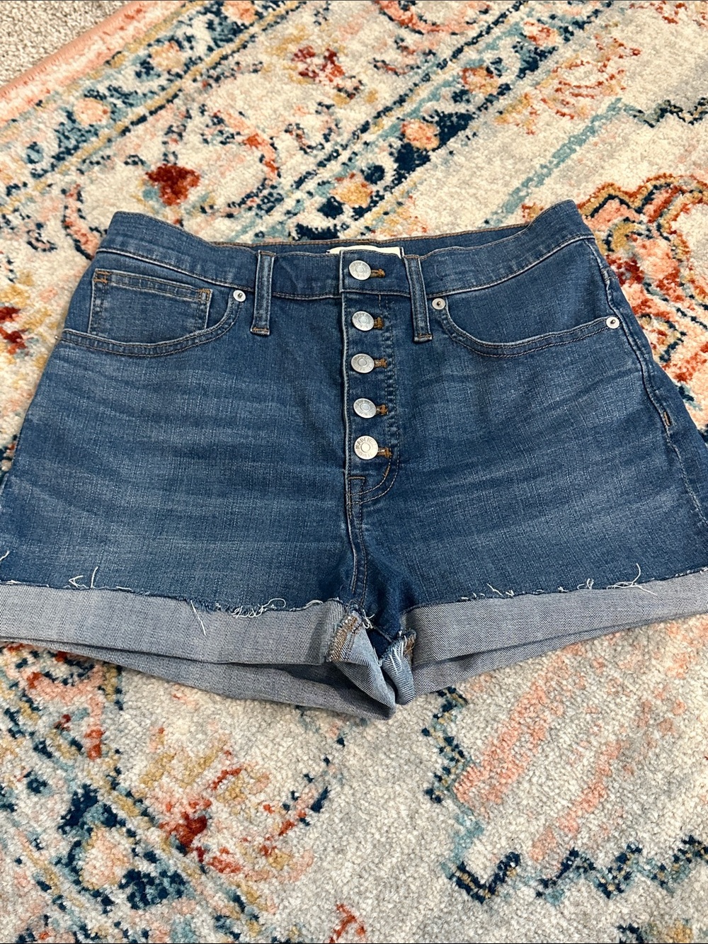 Madewell High Rise Denim Shorts. Size 27 - Picture 3 of 6